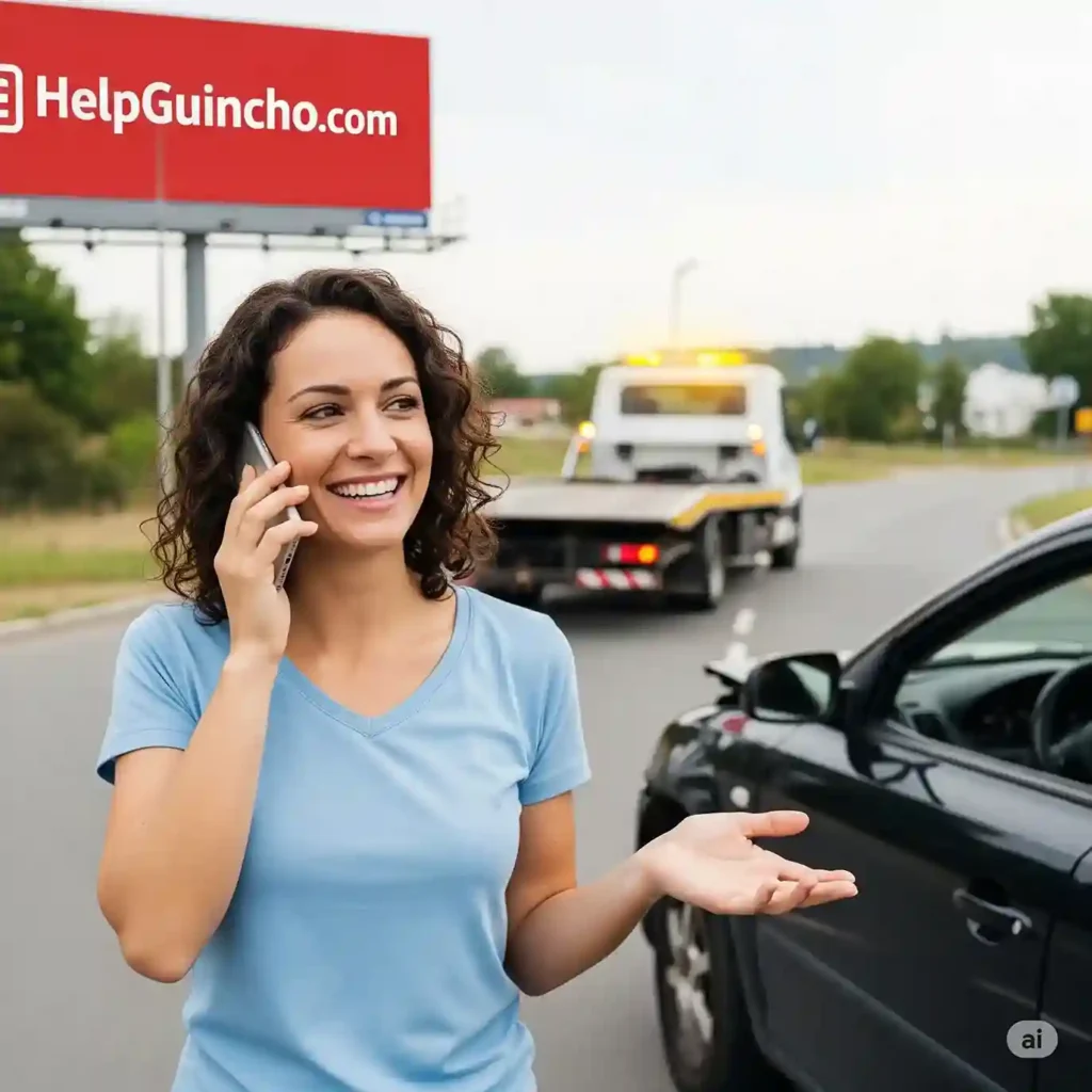Socorro com guincho no Viaduto do Jaguaré