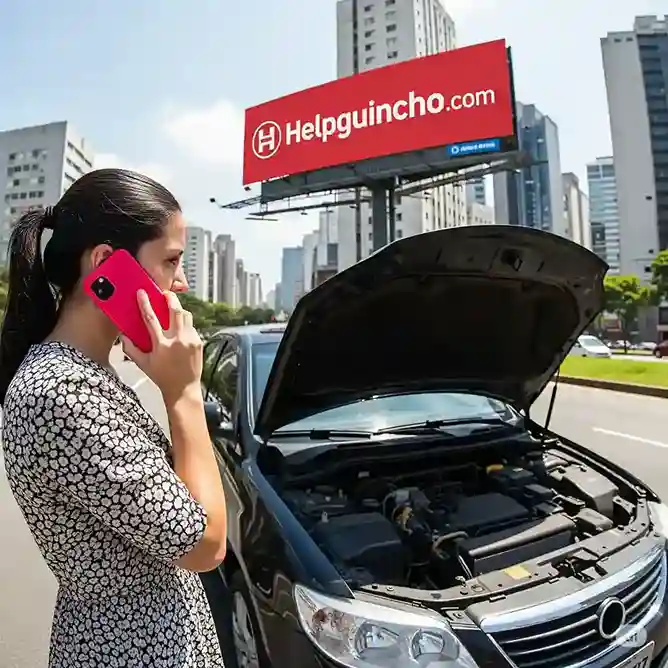Guincho próximo à Estação Dom Bosco na Zona LEste de São Paulo